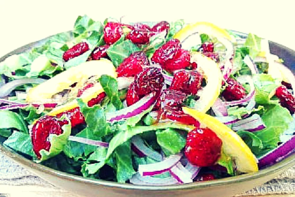Ensalada templada de berza o kale salad