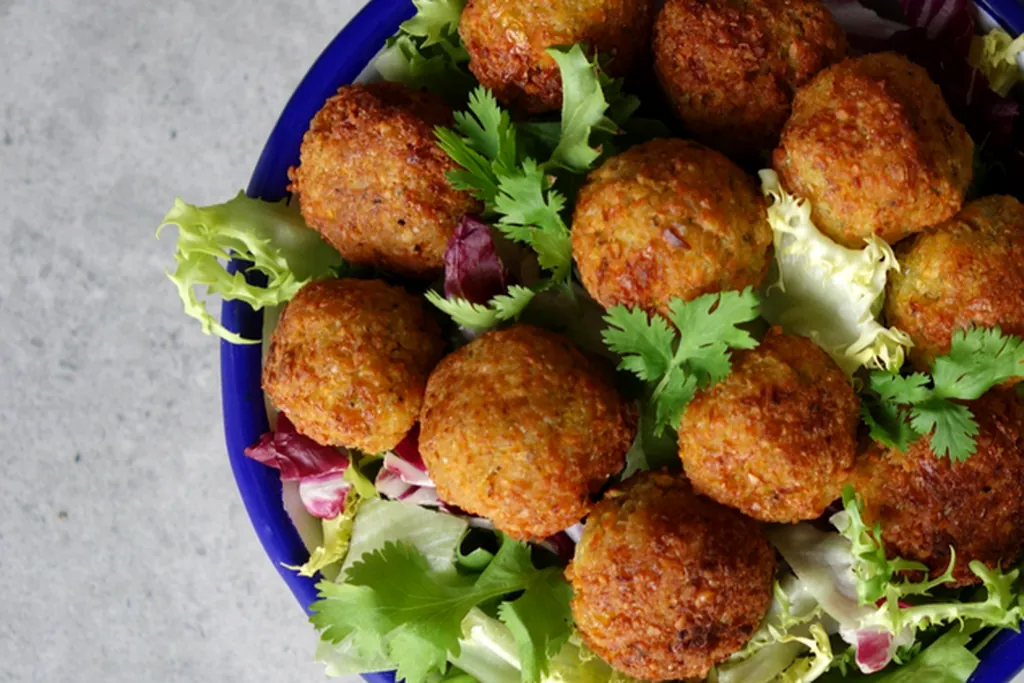 Falafel de zanahoria