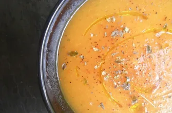 Crema de calabaza y zanahoria(sin gluten, depurativa y con sólo tres ingredientes!!)