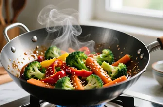 Verduras salteadas con salsa de soja!